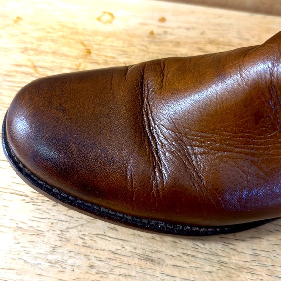 Frye women’s 16” boots w/ full back zippers size 8 new custom soles & heels - Picture 14 of 15